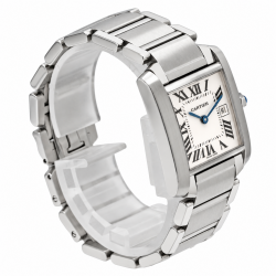 Cartier Tank Midsize W51011Q3 Stainless Steel Watch